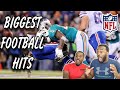 HE BROKE HIS BACK!🤯 DUNSON BROTHERS FIRST TIME REACTING TO NFL BIGGEST HIT🔥