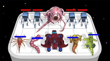 MERGE ALIENS - Merge Scary Monster Battles #mergemaster #mergemonster #alien #battle #shooting #game