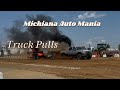 Truck Pulls from The Michiana Auto Mania 2025.