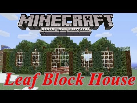 Minecraft House Tour Leaf Block House ゲーム マインクラフト の葉の家 葉ブロックの建築物紹介 Naver まとめ