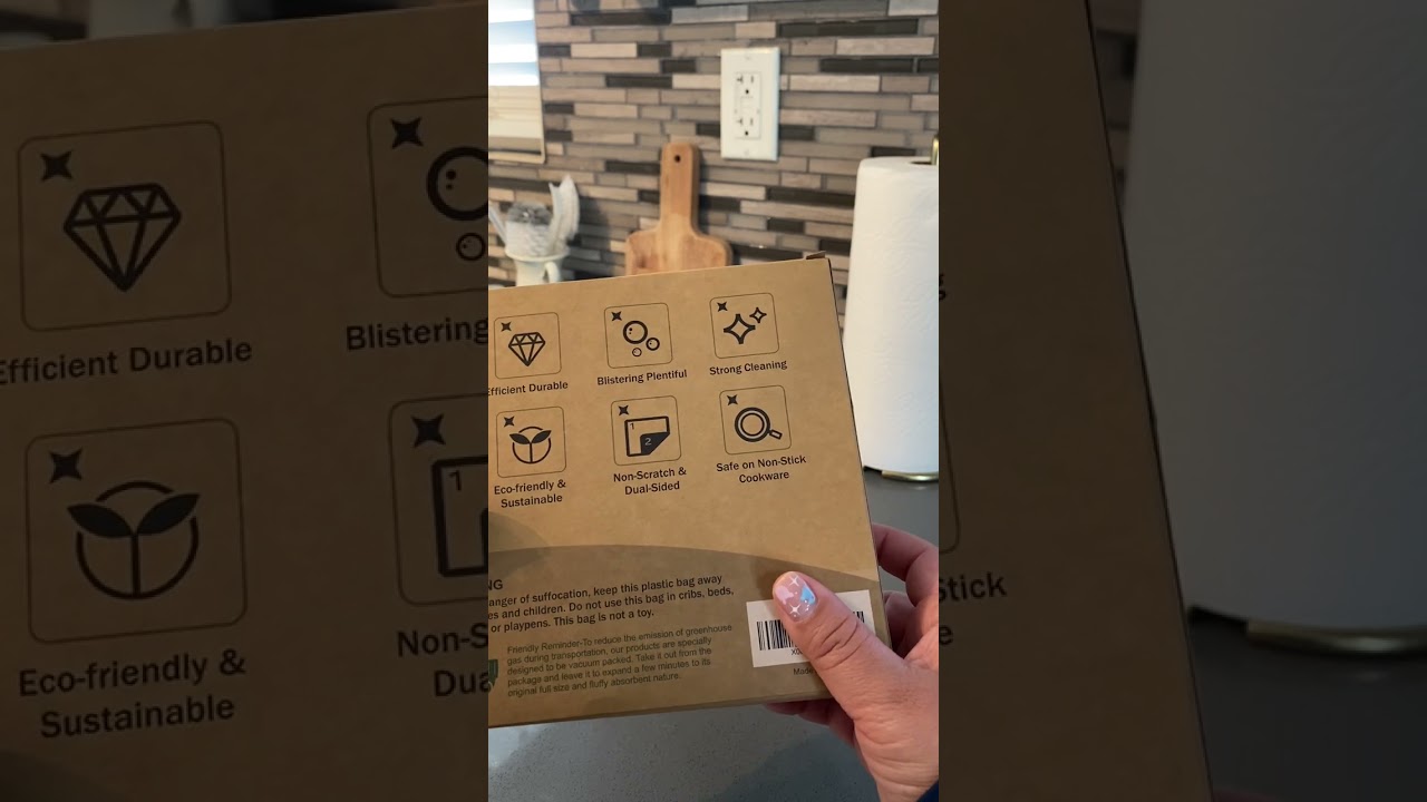 Product Review -Unboxing Orighty Non-scratch scrub sponges 24pk