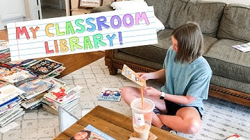 CLASSROOM PREP | Organize my classroom library with me!