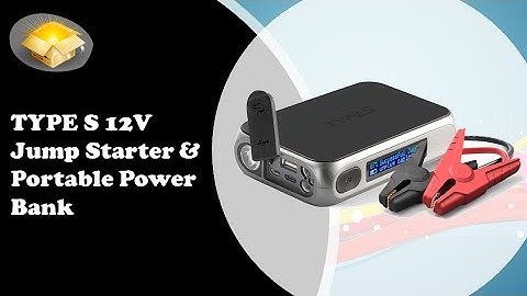 TYPE S 12V Jump Starter & Portable Power Bank