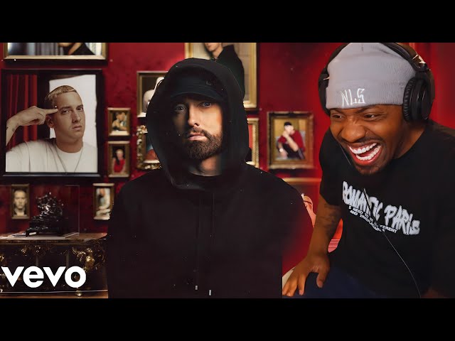 SLIM SHADY IS REALLY BACK! | Eminem - Houdini (REACTION!!!) class=