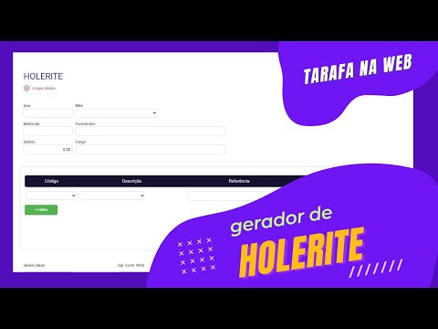 Gerador de holerite online e gratuito