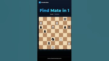 99% of Players Overthink This Simple Checkmate, But The Move is Obvious! | Mate in 1 #shorts #chess