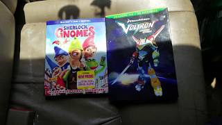 Sherlock Gnomes Blu-Ray And Voltron Legendary Defender Dvd Unboxing Happy Birthday, Strongdrew941