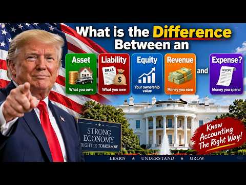 Asset vs Liability vs Equity vs Revenue vs Expense | Accounting Basics Explained Simply