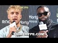 JAKE PAUL VS. TYRON WOODLEY FIERY HOMETOWN PRESS CONFERENCE & FACE OFF | TRADE WORDS IN CLEVELAND