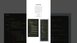 TIC TAC TOE game in html,css and javascript with its own mind | MSCODE |#coding #html #javascript