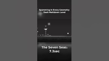 Spamming In Every Geometry Dash Meltdown Level | #geometrydash #robtop #shorts