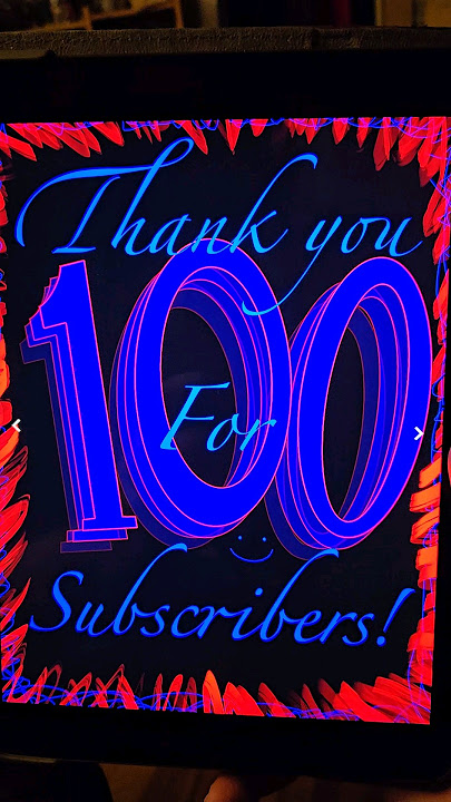 thank YOU for 100 subscribers!🎉💯 #100subs #100