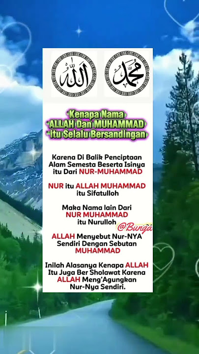 Kenapa Nama Allah Dan Nabi Muhammed Selalu Bersanding#videoshort #quotes #fyp #videoviral