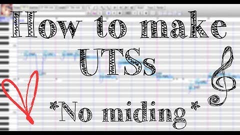 UTAU Tutorial 「How to Make USTs」