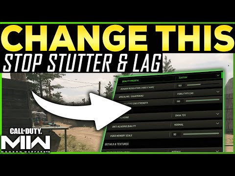 WARZONE 2 BEST PC SETTINGS TO STOP LAG And FIX STUTTERING