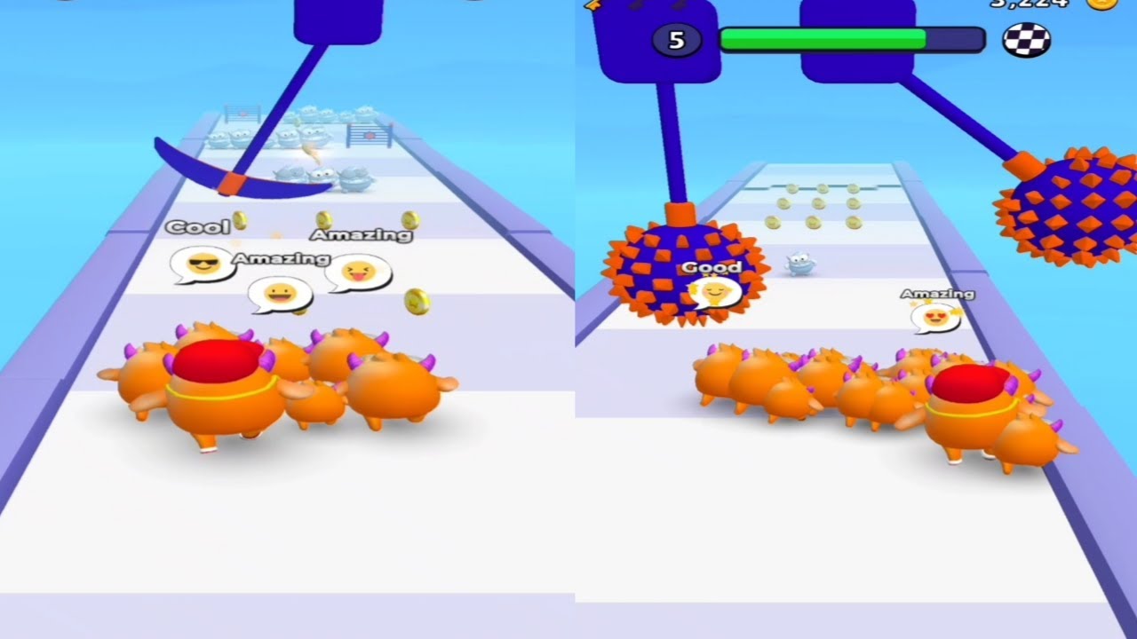 Giant Blob: Join Clash and Giant Rush - All Levels gameplay walkthrough Lvls 1-5 (Android,ios)