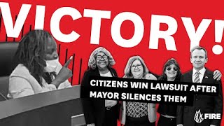 Mayor Abuses her Authority - Then Gets Sued