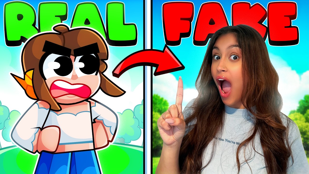 QUAL É I.A E QUAL É FAKE no ROBLOX!?