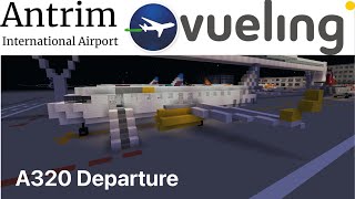 Antrim Airport | Vueling A320 departure Minecraft