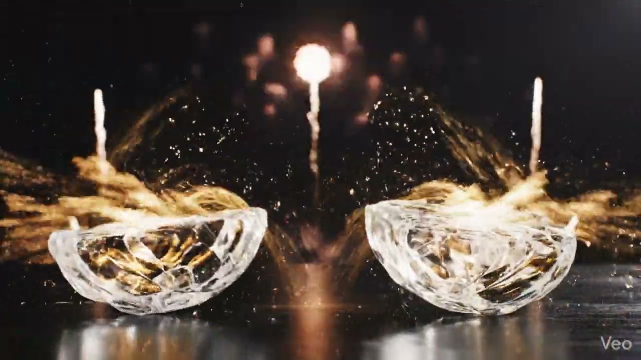 New Year Glass Fruit Video Generation