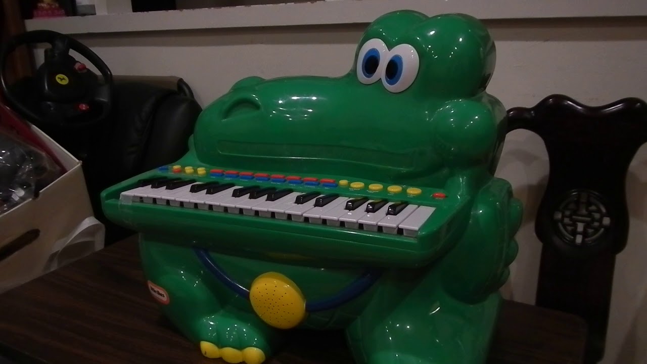Little Tikes Crocodile Piano All 19 Demo Song - YouTube