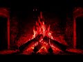 🪵 Warm Fireplace Night in Cabin | Relaxing Fire Sounds for Sleep, Study & Calm