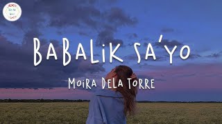 Moira Dela Torre - Babalik Sa'yo (Lyric Video) chords