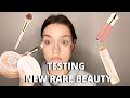 Trying NEW RARE BEAUTY -- Bronzer Sticks, Blush Shades + Powder