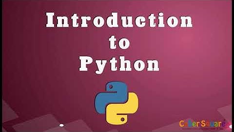 Cyber Square Grade 8 Module 1 - Introduction to Python