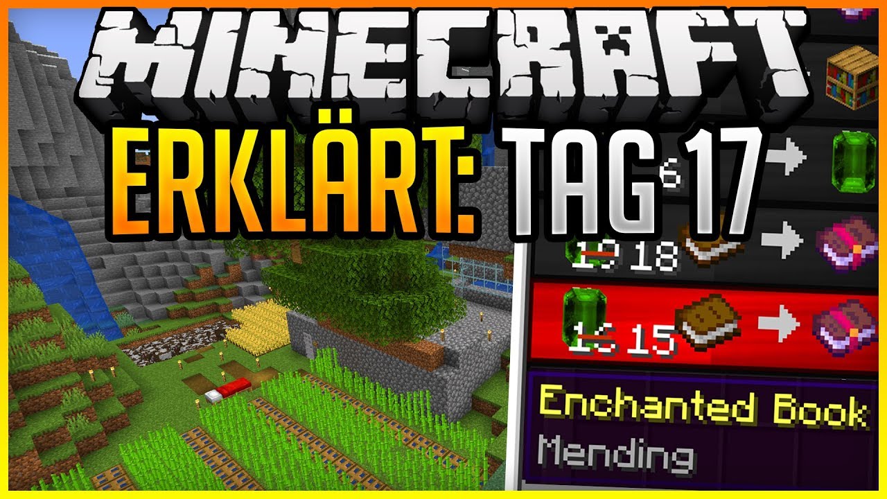 Reparatur Mending Bekommen Minecraft Erklart 17 Erikonhisperiod Youtube