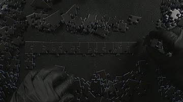 Ravensburger Krypt Black Jigsaw Puzzle Part 2 | ASMR