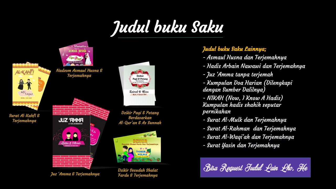 Souvenir Pernikahan Buku Saku Murah Desain Sesukamu Dan Bonus Video Undangan