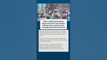 Detik-detik Demonstran Diduga Jarah Gedung Dekat Mako Brimob, Angkut Monitor hingga Massa Bersorak