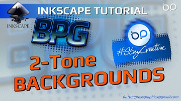 2-TONE Backgrounds Using TILED CLONES In INKSCAPE