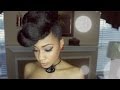 Extravagant Faux Updo Protective Hairstyle Hair Tutorial on Natural Hair