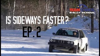 Is Sideways Faster? Ep2 Rwd Snow And Ice