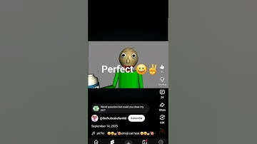 Perfect timing lol #baldi #ai #meme #shorts #baldisbasics #bleach