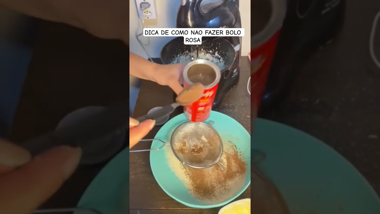Bolo.Rosa parece que não deu muito bem !?#bolorosa #receitas #bolo
