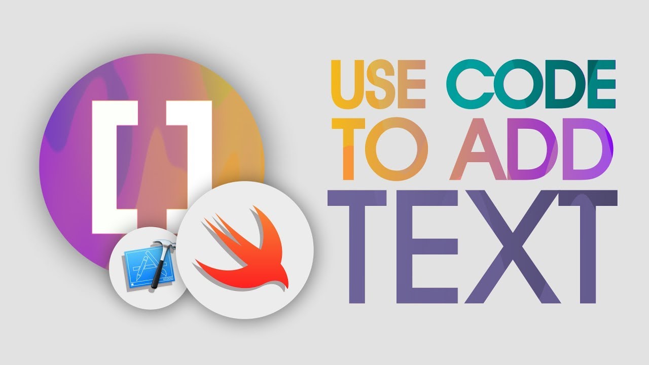 Learn to Make Apps! (10. Adding Text w/ Code) - YouTube