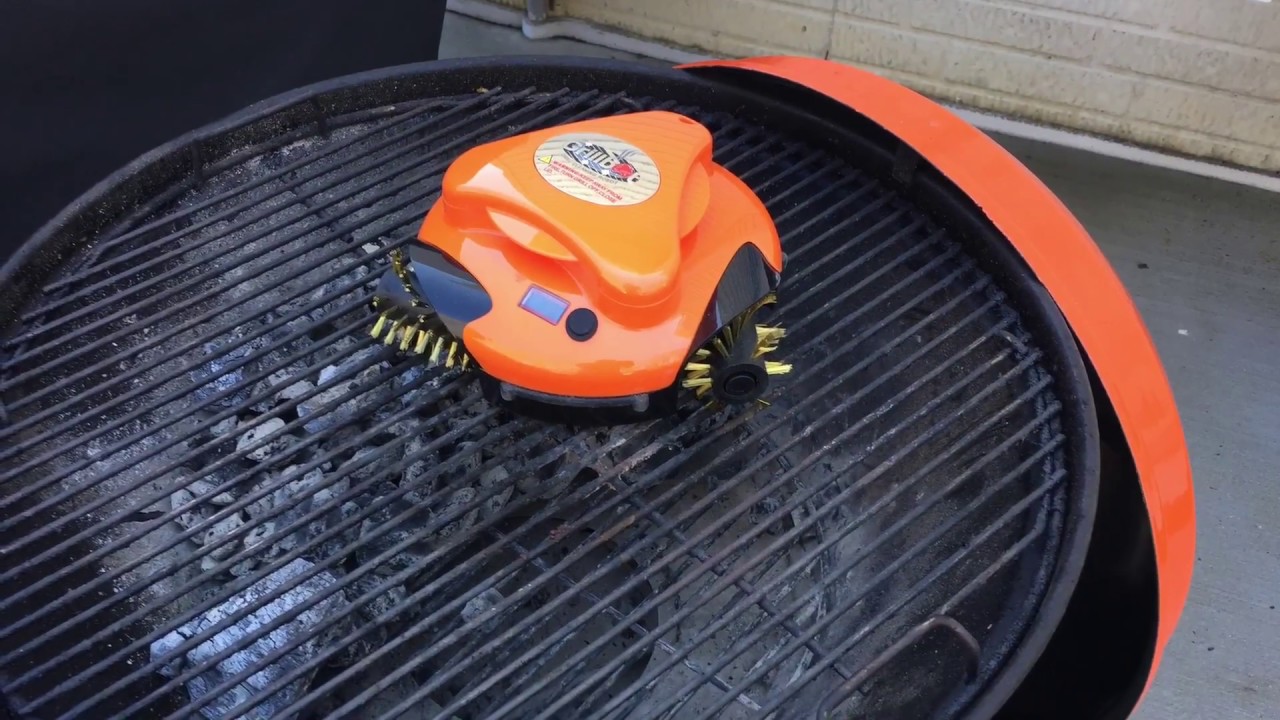Best Buy: Grillbot Automatic Grill Cleaning Robot with Carry Case  GBU:BUN103-ORANGE