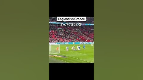 England vs Greece 1:2 V. Pavlidis ⚽️🇬🇷 #football #goal #england #greece #nationsleague #wembley