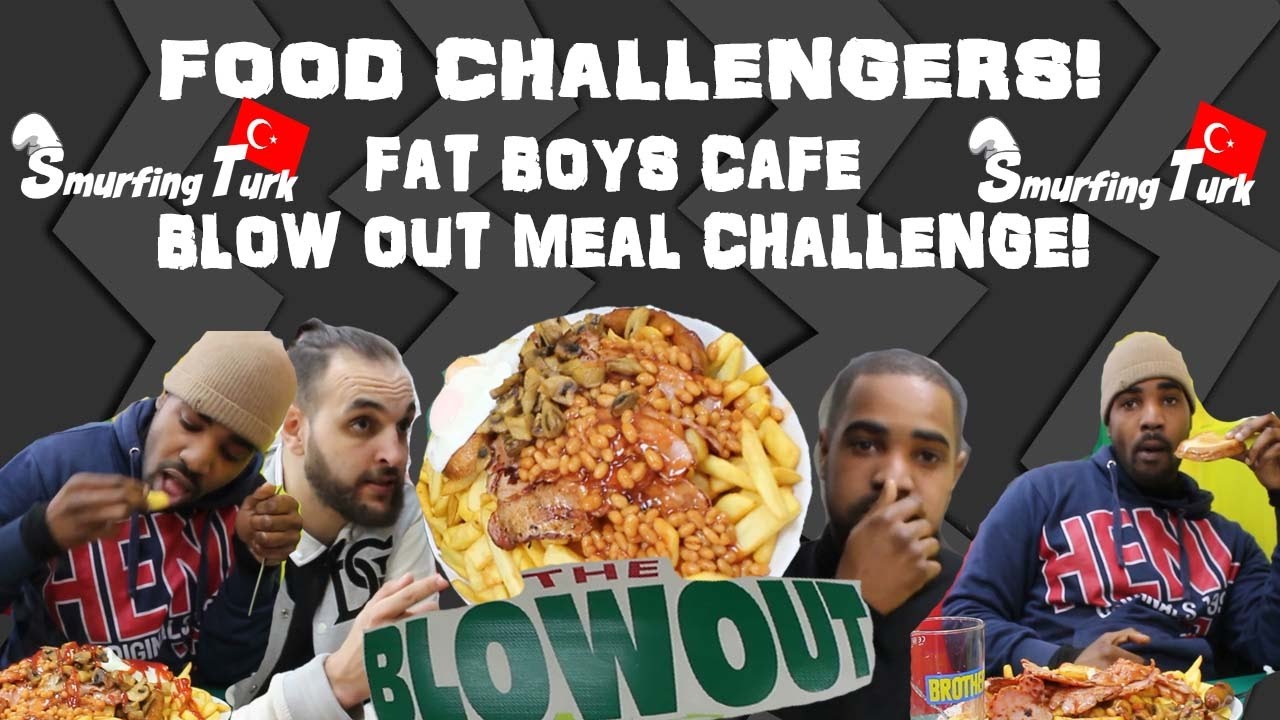 Food Challengers Fat Boys Cafe  Blow Out Meal Episode 1 