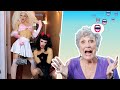 Grandma reacts to twins in DRAG!😸