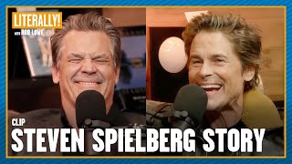 Steven Spielberg Put Josh Brolin In His Place On The Set Of The Goonies Literally With Rob Lowe