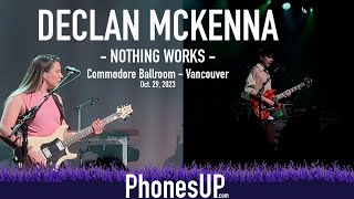 Nothing Works - Declan McKenna Live - Vancouver - 10/29/23 - PhonesUP