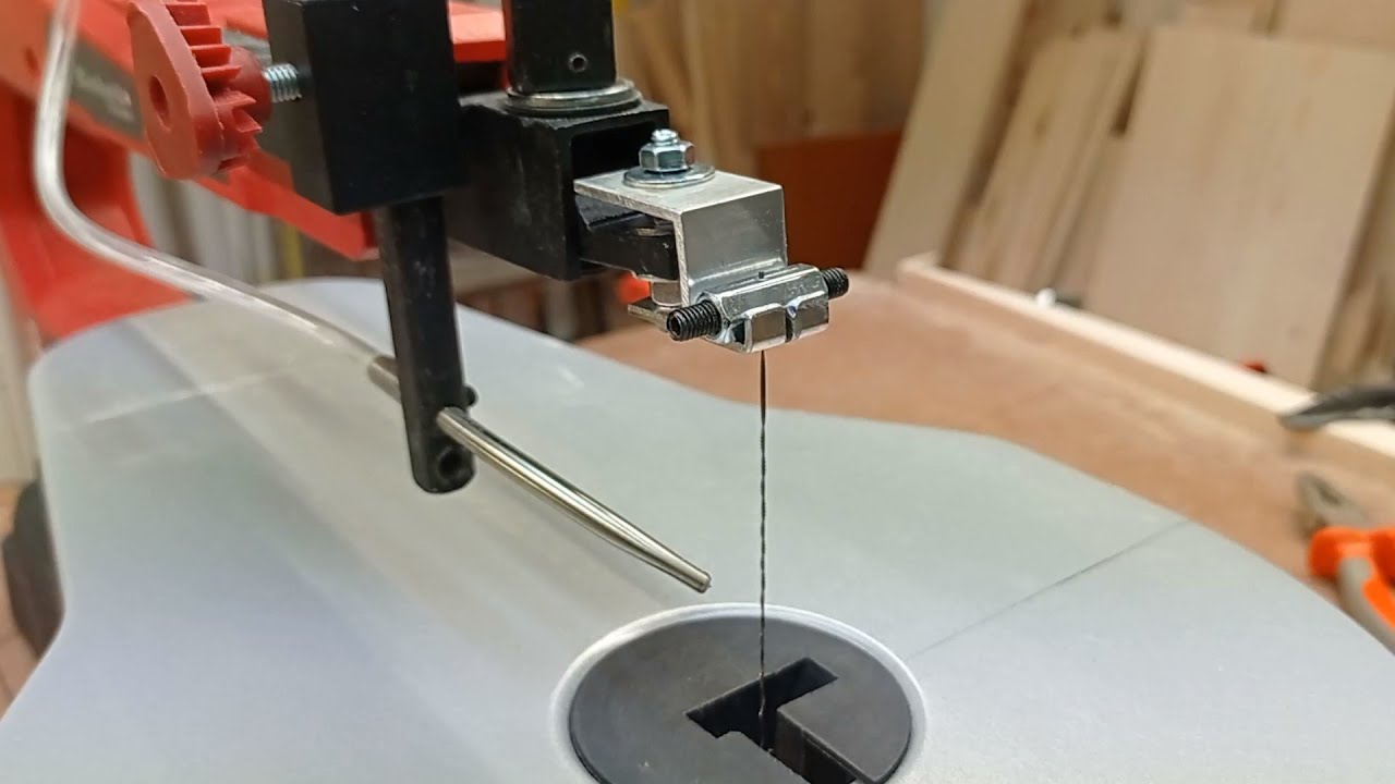 Portalame "fai da te" per LAME OMNIDIREZIONALI "Diy" scroll saw blade