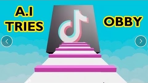 Roblox Pathfinding A.I tries to do obby (GONE GREAT!)