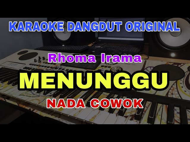 MENUNGGU - RHOMA IRAMA | KARAOKE DANGDUT ORIGINAL VERSI MANUAL ORGEN TUNGGAL (NADA COWOK) class=