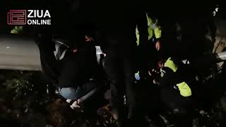 VIDEO: Nicolae, spaima șoselelor - Urmărit din Hosman până în Sibiu - Poliția a făcut accident 1 video