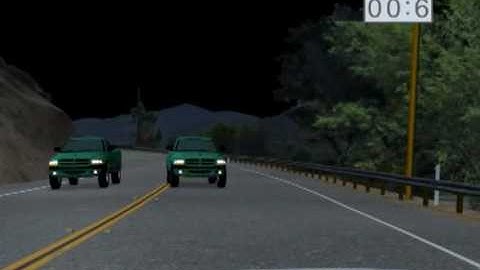 3D Forensic Reconstruction Animation of  Head On Collision Comparing Reaction Time for Driver